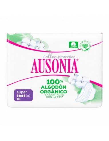 Ausonia Organic Super Alas 10 Unidades