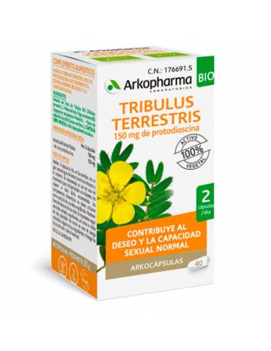 Arkocápsulas Tribulus BIO 40 cápsulas