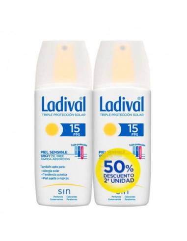 Ladival Spray Piel Sensible SPF15...