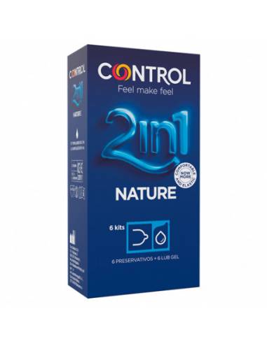 Control 2 in 1 Nature Preservativos 6...