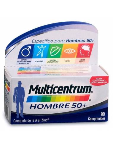 MULTICENTRUM HOMBRE 50+ 90 COMPRIMIDOS