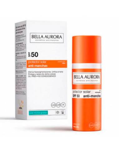 Bella Aurora Gel-Crema Anti-Manchas SPF50+ Piel Mixta-Grasa 50ml