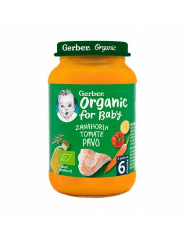 Gerber Organic Zanahoria Tomate Pavo...