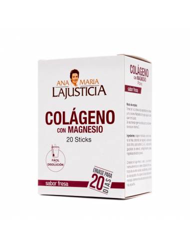 Collagen with Magnesium Ana Maria Lajusticia Strawberry 20 Sticks