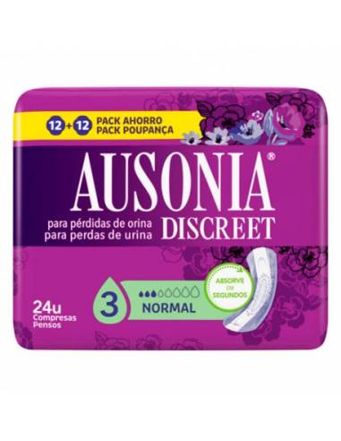 Ausonia Discreet Normal 24 Unidades