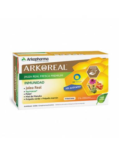 Arkoreal Jalea Real Inmunidad Sin Azúcar 20 ampollas
